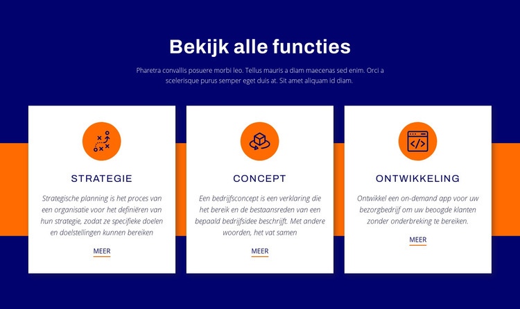 Bekijk alle functies Html Website Builder