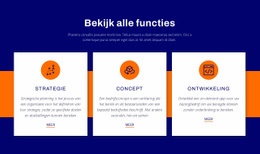 Bekijk Alle Functies - Eenvoudig Te Gebruiken Websitemodel