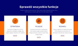 Sprawdź Wszystkie Funkcje - Łatwa W Obsłudze Makieta Strony Internetowej