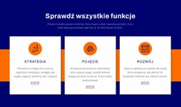 Sprawdź Wszystkie Funkcje - Piękny Projekt Strony Internetowej