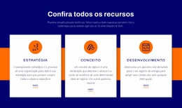 Confira Todos Os Recursos - Modelo De Site Fácil De Usar