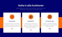 Kolla In Alla Funktioner - Redo Att Använda WordPress-Tema