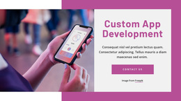 Free Design Template For Custom App Development