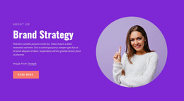 Product Landing Page For We Help Shape Your Brand Identity