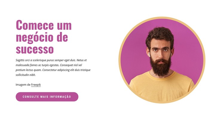 Como administrar um negócio de sucesso Template CSS