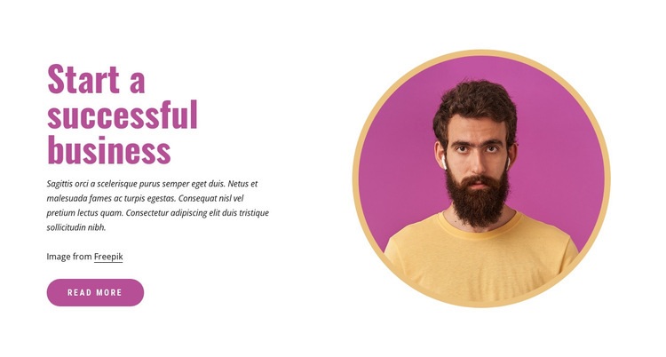 How to run a successful business Webflow Template Alternative