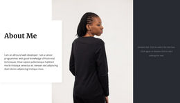 Most Creative HTML5 Template For All About Me