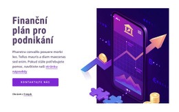 Responzivní HTML Pro Finanční Plán Pro Podnikání