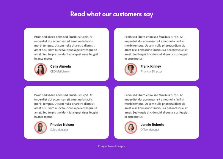 Read what our customers say Elementor Template Alternative