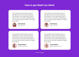 Lisez Ce Que Disent Nos Clients - Thème WordPress À Télécharger Gratuitement