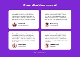 Olvassa El Ügyfeleink Véleményét #Html-Templates-Hu-Seo-One-Item-Suffix