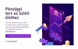 Pénzügyi Terv Az Üzleti Élethez - HTML Webhelysablon