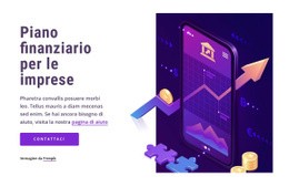 Il Mockup Del Sito Web Più Creativo Per Piano Finanziario Per Le Imprese