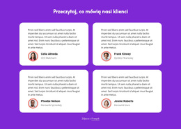 Przeczytaj, Co Mówią Nasi Klienci - Łatwy W Użyciu Motyw WordPress