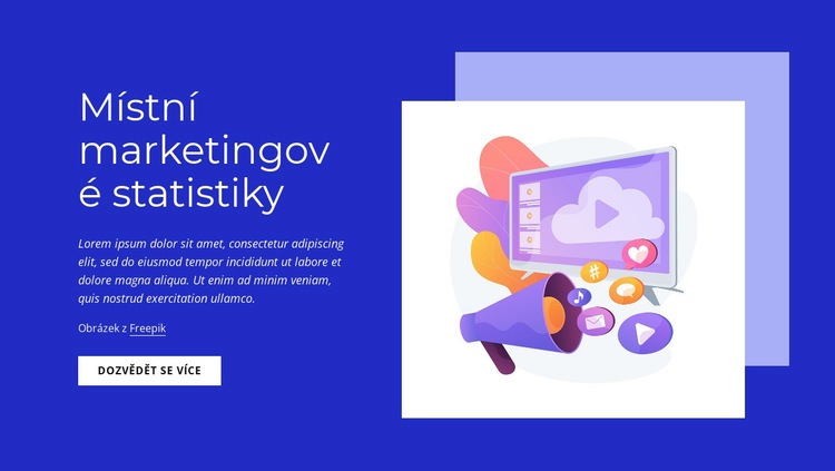 Místní marketingové poznatky Šablona CSS