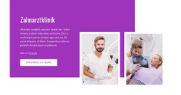 5-Sterne-Zahnarztpraxis - Schönes Website-Design