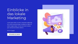 Einblicke In Das Lokale Marketing - Modernes Website-Design