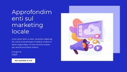 Approfondimenti Sul Marketing Locale - Bellissimo Modello Di Sito Web