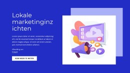 Lokale Marketinginzichten - Beste CSS-Sjabloon