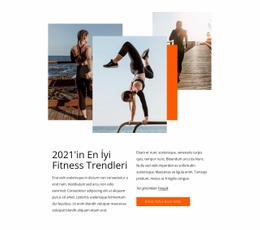 En Iyi Fitness Trendleri - Kullanımı Kolay Tek Sayfalık Şablon