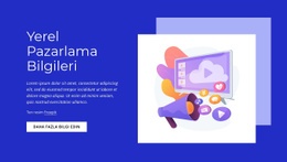 Yerel Pazarlama Bilgileri - Modern Site Tasarımı