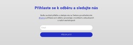 Přihlaste Se K Odběru A Sledujte Nás – Exkluzivní Téma WordPress