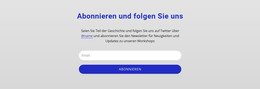 Abonniere Und Folge Uns - Site Mit HTML-Vorlagen-Download