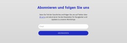 Abonniere Und Folge Uns - Website-Builder