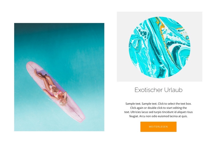 Luxusreisen Website design