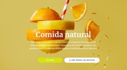 Diseño De Sitio Web Multipropósito Para Jugos Y Alimentos Naturales