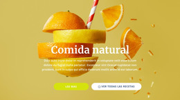 Jugos Y Alimentos Naturales: Diseño Del Sitio Web HTML