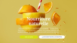 Jus Et Aliments Naturels - HTML Builder Online