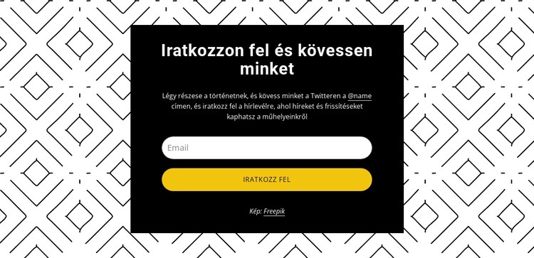 Kövess minket a minta hátterén WordPress Téma