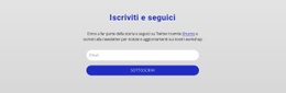 Iscriviti E Seguici - Costruttore Di Siti Web