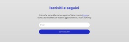 Progettazione Di Siti Web Multiuso Per Iscriviti E Seguici