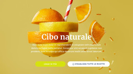 Succhi E Cibo Naturali - Layout Del Sito Web HTML