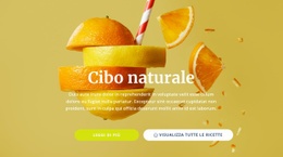 Succhi E Cibo Naturali - Design Di Una Pagina