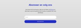 CSS-Menu Voor Schrijf Je In En Volg Ons