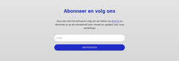 Schrijf Je In En Volg Ons - Site Met Download Van HTML-Sjabloon