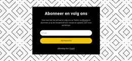 WordPress-Thema Volg Ons Op Patroonachtergrond Voor Elk Apparaat