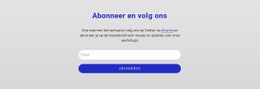 Schrijf Je In En Volg Ons - Websitebouwer