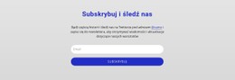 Menu CSS Dla Zapisz Się I Obserwuj Nas