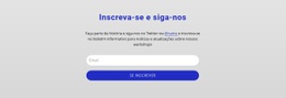 Design De Site Multifuncional Para Inscreva-Se E Siga-Nos