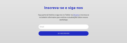 Inscreva-Se E Siga-Nos - Tema WordPress Exclusivo