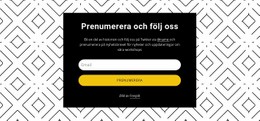 Responsiv HTML För Följ Oss På Mönster Bakgrund