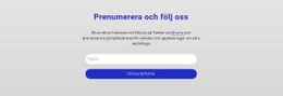 Prenumerera Och Följ Oss - Exklusivt WordPress-Tema