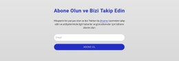 Abone Olun Ve Bizi Takip Edin Için CSS Menüsü