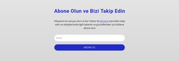 Abone Olun Ve Bizi Takip Edin - HTML Şablonunun Indirildiği Site