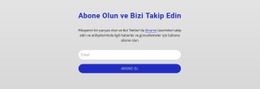 Abone Olun Ve Bizi Takip Edin Şablon