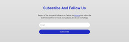 Subscribe And Follow Us - Exclusive WordPress Theme